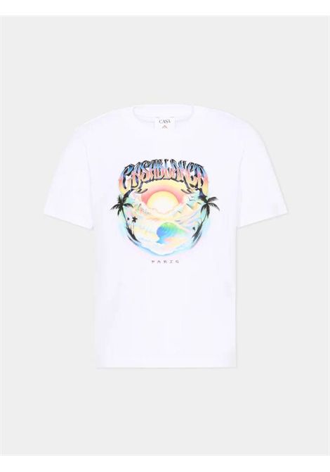 T-shirt con logo CASABLANCA KIDS | JTS03801